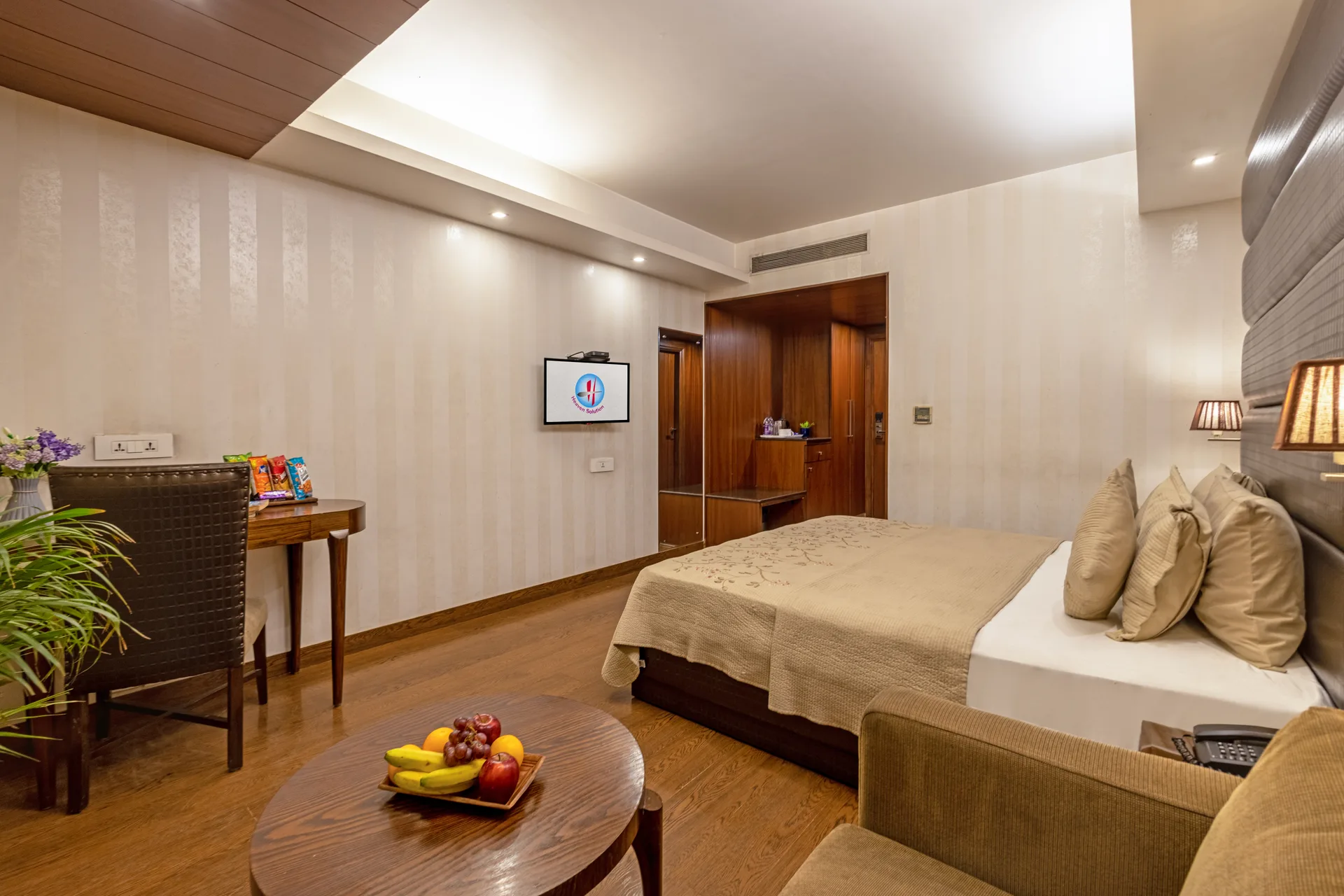 Super Deluxe Room at The JK Hotel C R Park near Greater Kailash, South Delhi – modern amenities and comfortable stay