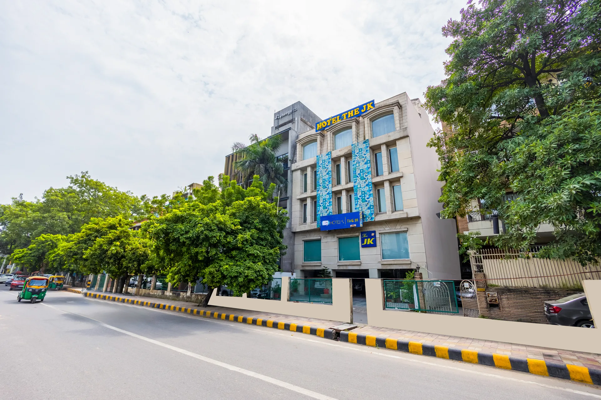 JK Hotel exterior street view, New Delhi JK Hotel exterior street view, New Delhi