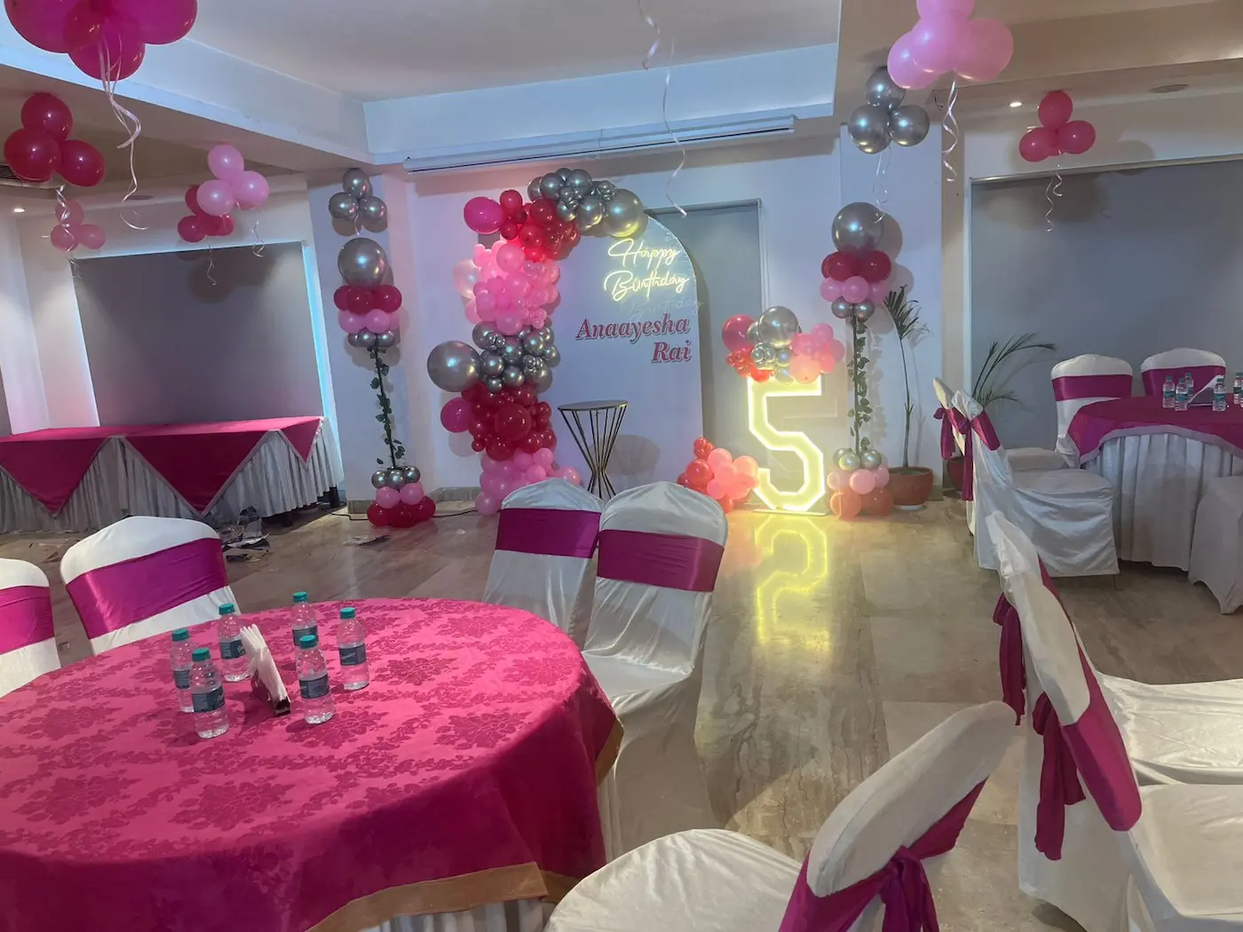 Wedding banquet decoration at The JK Hotel C R Park South Delhi